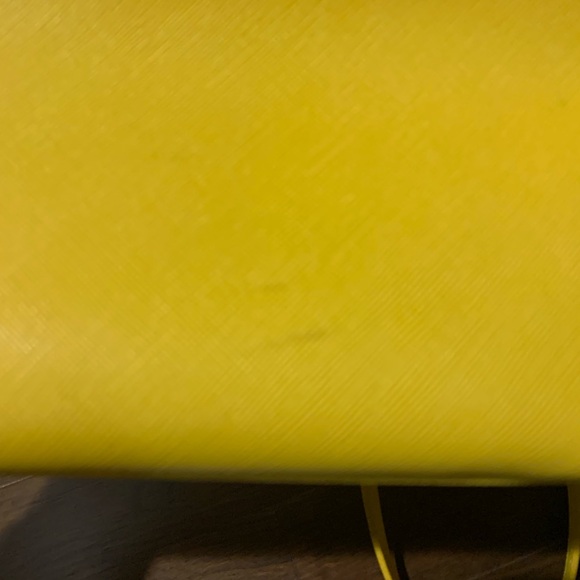 Marc Tetro Yellow Dachshund Bags Set with crystal bag charm EUC - Picture 4 of 6